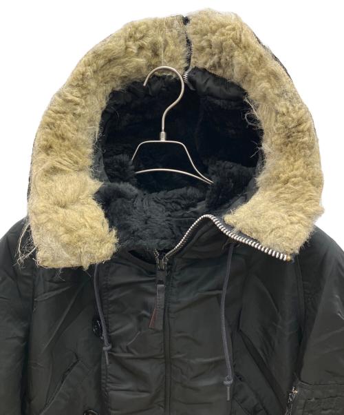 ALPHA INDUSTRIES（アルファインダストリーズ）ALPHA INDUSTRIES (アルファインダストリーズ) フライングジャケット ブラック サイズ:Ｍの古着・服飾アイテム