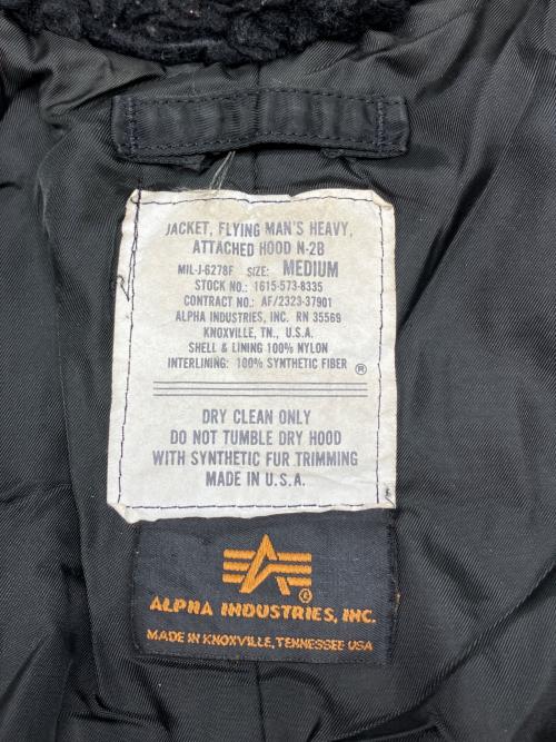 ALPHA INDUSTRIES（アルファインダストリーズ）ALPHA INDUSTRIES (アルファインダストリーズ) フライングジャケット ブラック サイズ:Ｍの古着・服飾アイテム