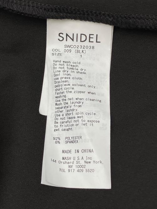 Snidel（スナイデル）Snidel (スナイデル) ノースリーブワンピース ブラック サイズ:1の古着・服飾アイテム