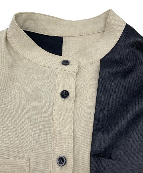 UNITED TOKYO（ユナイテッドトーキョー）UNITED TOKYO (ユナイテッドトーキョー) 長袖ワンピース ベージュ×ブラック サイズ:2の古着・服飾アイテム