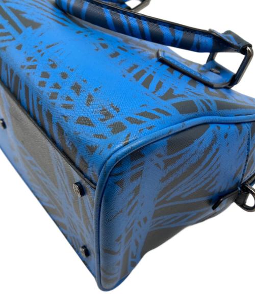 Vivienne Westwood ANGLOMANIA（ヴィヴィアンウエストウッドアングロマニア）Vivienne Westwood ANGLOMANIA (ヴィヴィアンウエストウッドアングロマニア) 2WAYバッグ ブルー×ブラックの古着・服飾アイテム