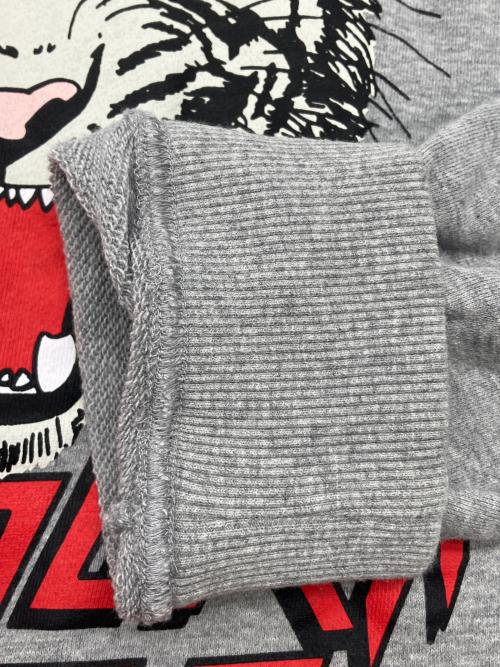 Onitsuka Tiger（オニツカタイガー）Onitsuka Tiger (オニツカタイガー) スウェット ホワイト×グレー サイズ:Sの古着・服飾アイテム