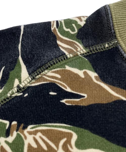 stussy（ステューシー）stussy (ステューシー) スウェット グリーン×ブラック サイズ:Sの古着・服飾アイテム