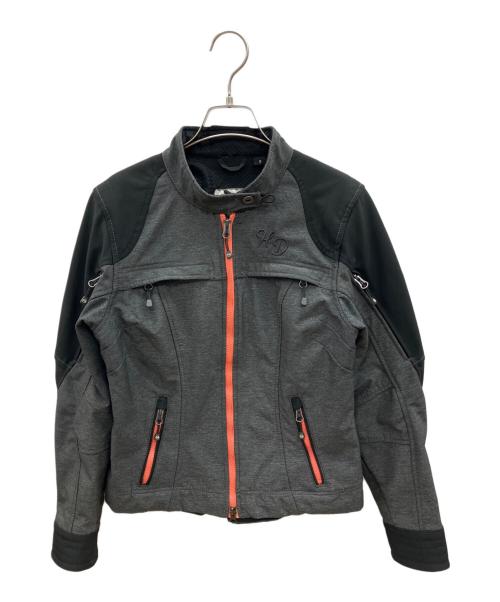 HARLEY-DAVIDSON（ハーレーダビッドソン）HARLEY-DAVIDSON (ハーレーダビッドソン) レーシングジャケット　Y2K グレー サイズ:Sの古着・服飾アイテム
