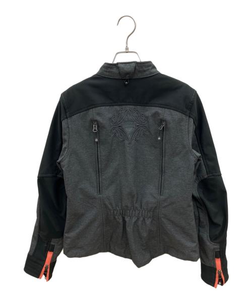 HARLEY-DAVIDSON（ハーレーダビッドソン）HARLEY-DAVIDSON (ハーレーダビッドソン) レーシングジャケット　Y2K グレー サイズ:Sの古着・服飾アイテム