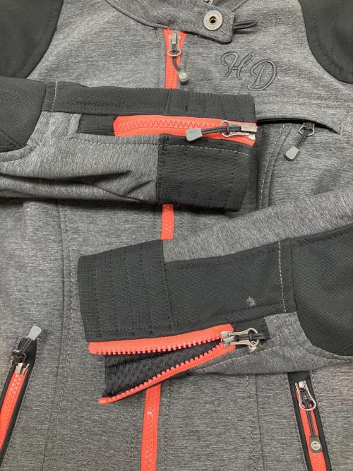 HARLEY-DAVIDSON（ハーレーダビッドソン）HARLEY-DAVIDSON (ハーレーダビッドソン) レーシングジャケット　Y2K グレー サイズ:Sの古着・服飾アイテム