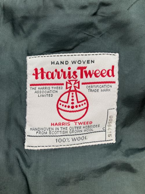 Harris Tweed（ハリスツイード）Harris Tweed (ハリスツイード) ウールテーラードジャケット グリーン サイズ:50の古着・服飾アイテム