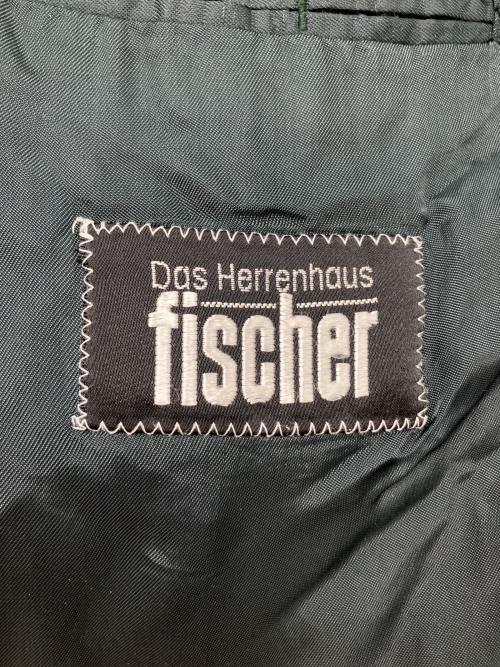 Harris Tweed（ハリスツイード）Harris Tweed (ハリスツイード) ウールテーラードジャケット グリーン サイズ:50の古着・服飾アイテム