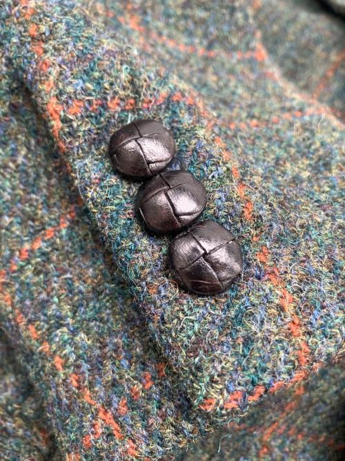 Harris Tweed（ハリスツイード）Harris Tweed (ハリスツイード) ウールテーラードジャケット グリーン サイズ:50の古着・服飾アイテム