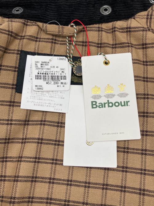 Barbour（バブアー）Barbour (バブアー) オイルドジャケット　TRANSPORT ROKU JACKET ブラック サイズ:40 未使用品の古着・服飾アイテム