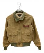 BUZZ RICKSON'Sバズリクソンズ）の古着「フライトジャケット」｜キャメル×カーキ