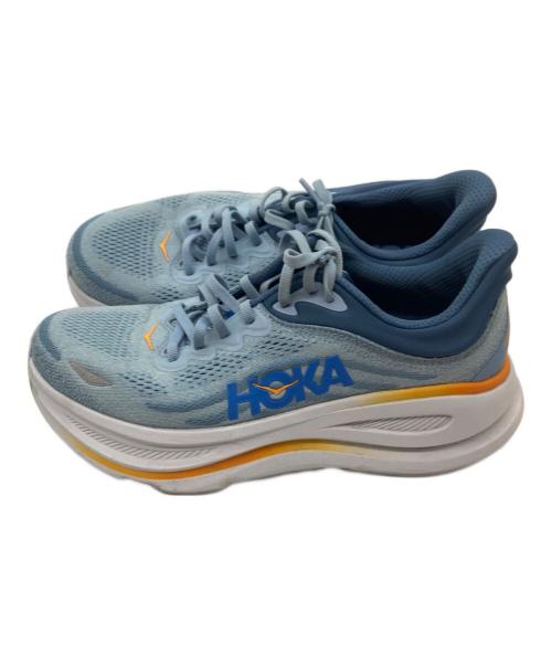 HOKA（ホカ）HOKA (ホカ) ローカットスニーカー スカイブルー×ホワイト サイズ:26.5の古着・服飾アイテム