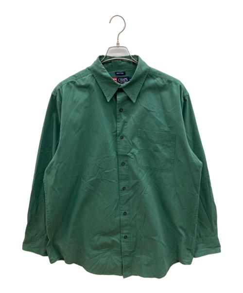 CHAPS（チャップス）CHAPS (チャップス) 90sボタンダウンシャツ　古着 グリーン サイズ:Lの古着・服飾アイテム