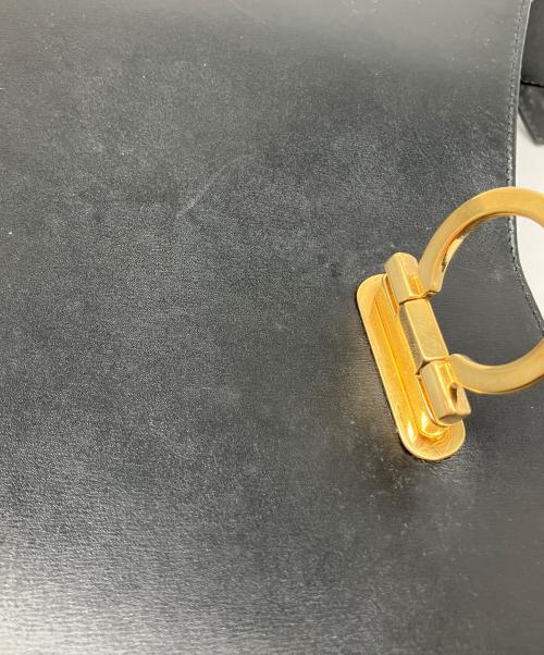 Salvatore Ferragamo（サルヴァトーレ フェラガモ）Salvatore Ferragamo (サルヴァトーレ フェラガモ) ショルダーバッグ ブラックの古着・服飾アイテム