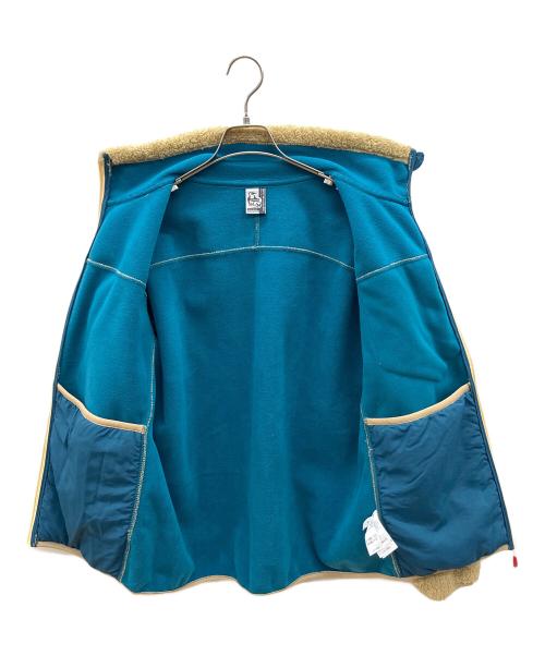 CHUMS（チャムス）CHUMS (チャムス) ボアジャケット ライトブルー×ベージュ サイズ:Ｍの古着・服飾アイテム