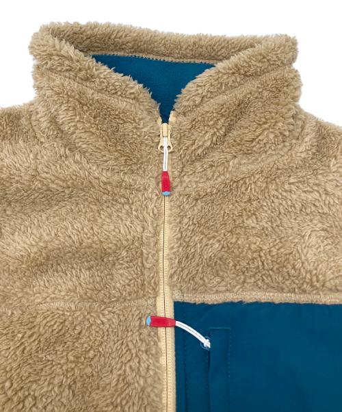 CHUMS（チャムス）CHUMS (チャムス) ボアジャケット ライトブルー×ベージュ サイズ:Ｍの古着・服飾アイテム