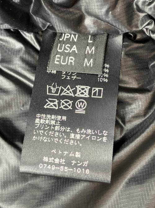 NANGA（ナンガ）NANGA (ナンガ) I Need You Baby (アイ ニード ユー ベイビー) ダウンジャケット　Spacesuit Down Jacket　2022AWモデル ブラック サイズ:Lの古着・服飾アイテム