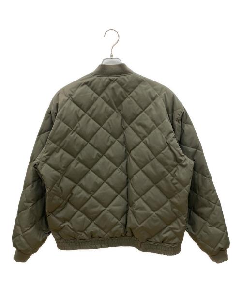 TAION（タイオン）TAION (タイオン) キルティングダウンジャケット カーキ サイズ:XLの古着・服飾アイテム
