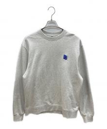 ADER error（アーダーエラー）の古着「クルーネックスウェット」｜ライトグレー