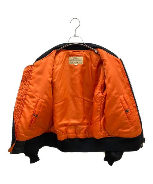 AVIREX（アヴィレックス）AVIREX (アヴィレックス) COMMERCIAL MA-1フライトジャケット ブラック サイズ:Ｍの古着・服飾アイテム