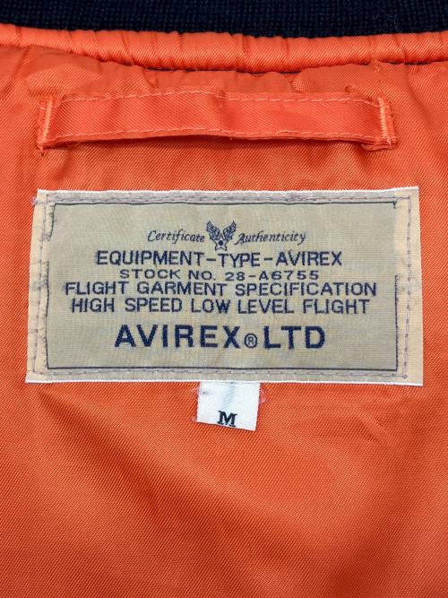 AVIREX（アヴィレックス）AVIREX (アヴィレックス) COMMERCIAL MA-1フライトジャケット ブラック サイズ:Ｍの古着・服飾アイテム