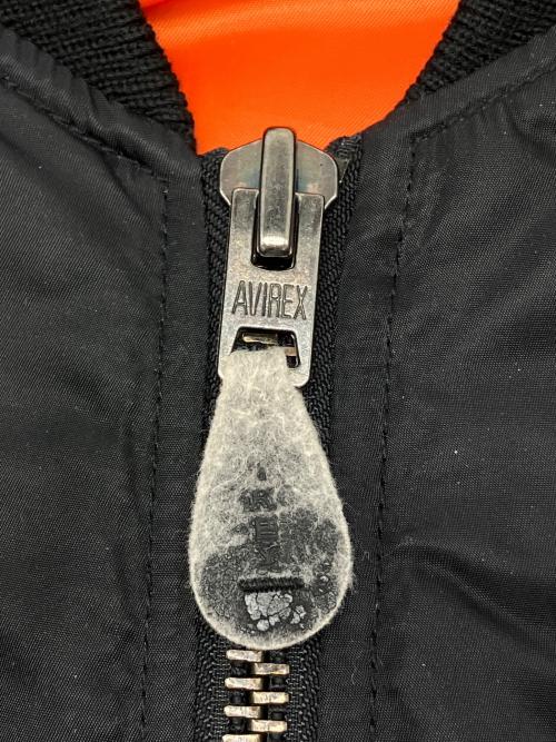 AVIREX（アヴィレックス）AVIREX (アヴィレックス) COMMERCIAL MA-1フライトジャケット ブラック サイズ:Ｍの古着・服飾アイテム