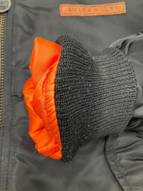 AVIREX（アヴィレックス）AVIREX (アヴィレックス) COMMERCIAL MA-1フライトジャケット ブラック サイズ:Ｍの古着・服飾アイテム