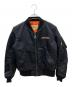 AVIREX（アヴィレックス）の古着「COMMERCIAL MA-1フライトジャケット」｜ブラック