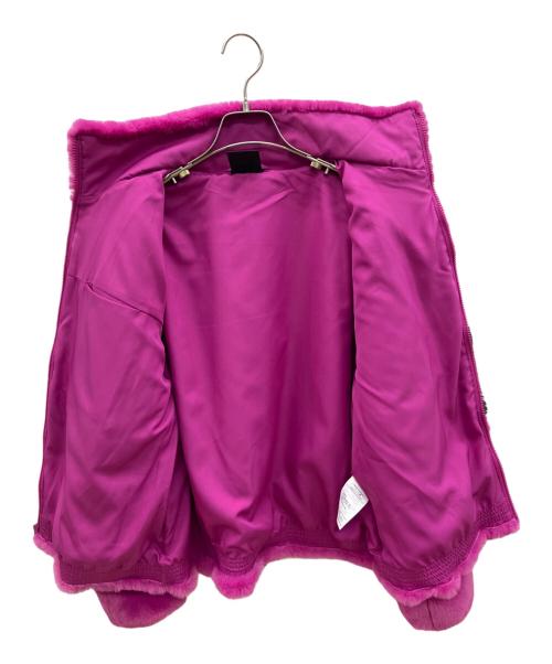 NIKE（ナイキ）NIKE (ナイキ) フェイクファージャケット ショッキングピンク サイズ:Ｍの古着・服飾アイテム