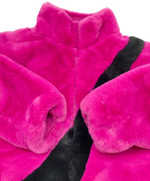 NIKE（ナイキ）NIKE (ナイキ) フェイクファージャケット ショッキングピンク サイズ:Ｍの古着・服飾アイテム