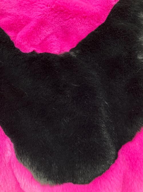 NIKE（ナイキ）NIKE (ナイキ) フェイクファージャケット ショッキングピンク サイズ:Ｍの古着・服飾アイテム