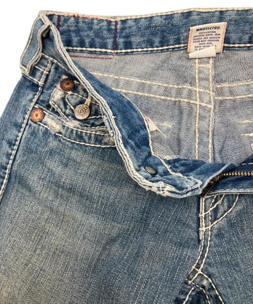 TRUE RELIGION（トゥルー レリジョン）TRUE RELIGION (トゥルー レリジョン) デニムフレアパンツ　Y2K インディゴ サイズ:26の古着・服飾アイテム