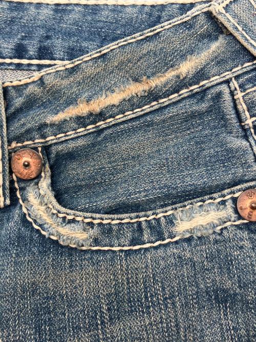 TRUE RELIGION（トゥルー レリジョン）TRUE RELIGION (トゥルー レリジョン) デニムフレアパンツ　Y2K インディゴ サイズ:26の古着・服飾アイテム