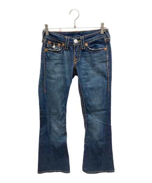 TRUE RELIGION（トゥルー レリジョン）TRUE RELIGION (トゥルー レリジョン) デニムフレアパンツ　Y2K インディゴ サイズ:26の古着・服飾アイテム