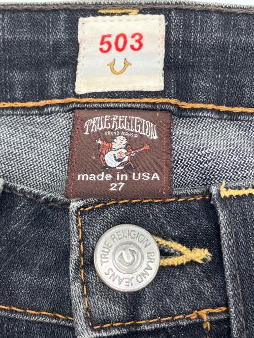TRUE RELIGION（トゥルー レリジョン）TRUE RELIGION (トゥルー レリジョン) 00s 503デニムフレアパンツ 古着 Y2K インディゴ サイズ:27の古着・服飾アイテム