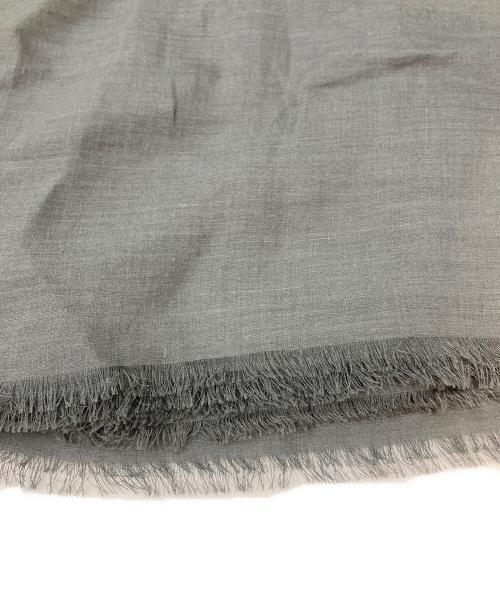 THROW（スロー）THROW (スロー) リネンストール グレーの古着・服飾アイテム