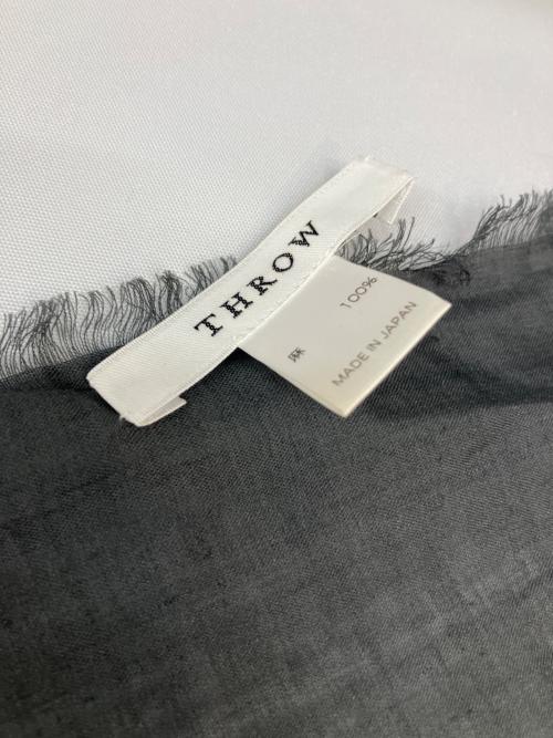 THROW（スロー）THROW (スロー) リネンストール グレーの古着・服飾アイテム