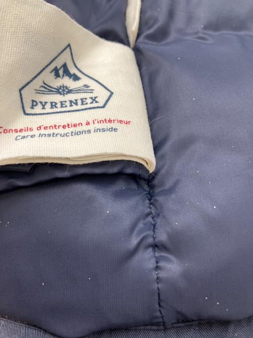 Pyrenex（ピレネックス）Pyrenex (ピレネックス) ファーダウンジャケット　BORDEAUX ネイビー サイズ:38の古着・服飾アイテム