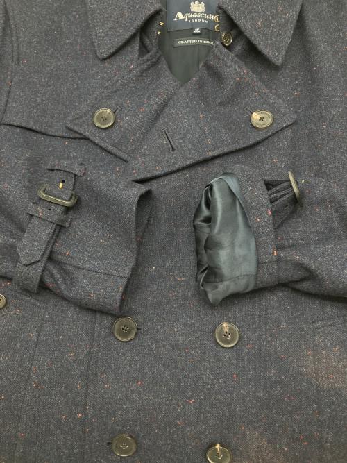 Aquascutum（アクアスキュータム）Aquascutum (アクアスキュータム) トレンチコート ネイビー サイズ:38の古着・服飾アイテム
