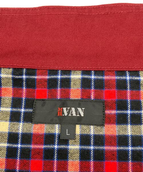 Mr.VAN（ミスターヴァン）Mr.VAN (ミスターヴァン) ブルゾン ワインレッド サイズ:Lの古着・服飾アイテム