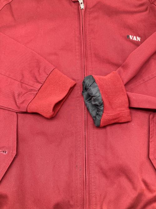 Mr.VAN（ミスターヴァン）Mr.VAN (ミスターヴァン) ブルゾン ワインレッド サイズ:Lの古着・服飾アイテム
