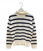 MACKINTOSHマッキントッシュ）の古着「厚手ニット」｜ホワイト×ネイビー