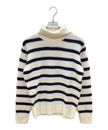 MACKINTOSH（マッキントッシュ）の古着「厚手ニット」｜ホワイト×ネイビー