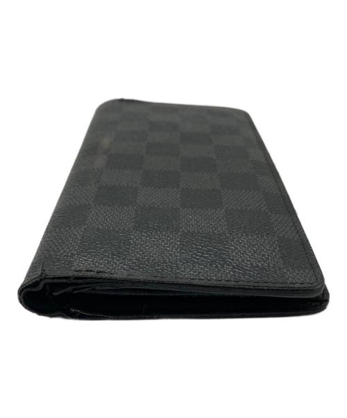LOUIS VUITTON（ルイ ヴィトン）LOUIS VUITTON (ルイ ヴィトン) ダミエ・グラフィット ポルトフォイユ・ブラザ ブラックの古着・服飾アイテム