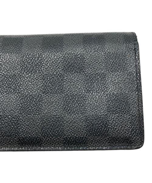 LOUIS VUITTON（ルイ ヴィトン）LOUIS VUITTON (ルイ ヴィトン) ダミエ・グラフィット ポルトフォイユ・ブラザ ブラックの古着・服飾アイテム