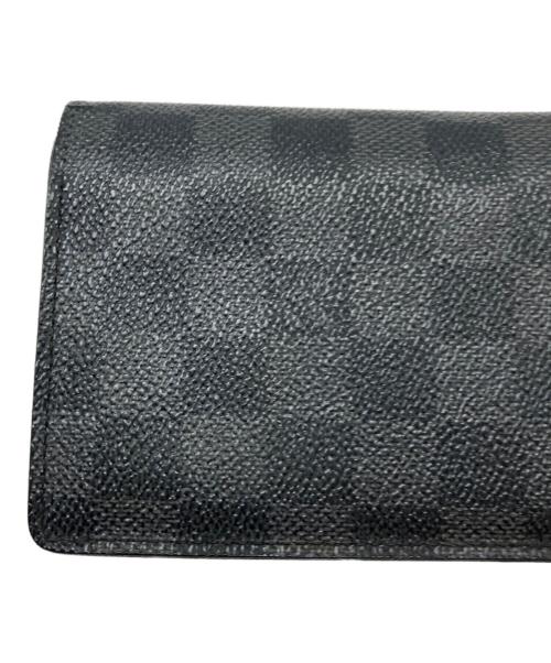 LOUIS VUITTON（ルイ ヴィトン）LOUIS VUITTON (ルイ ヴィトン) ダミエ・グラフィット ポルトフォイユ・ブラザ ブラックの古着・服飾アイテム