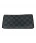 LOUIS VUITTON（ルイ ヴィトン）の古着「ダミエ・グラフィット ポルトフォイユ・ブラザ」｜ブラック