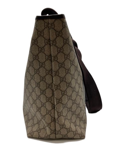 GUCCI（グッチ）GUCCI (グッチ) 	GGスプリーム ベージュ×ブラウンの古着・服飾アイテム