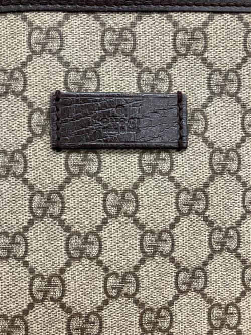 GUCCI（グッチ）GUCCI (グッチ) 	GGスプリーム ベージュ×ブラウンの古着・服飾アイテム