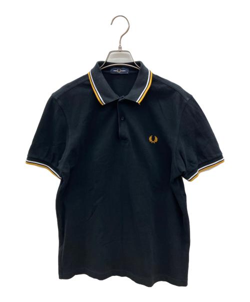 FRED PERRY（フレッドペリー）FRED PERRY (フレッドペリー) ポロシャツ ブラック サイズ:Ｍの古着・服飾アイテム